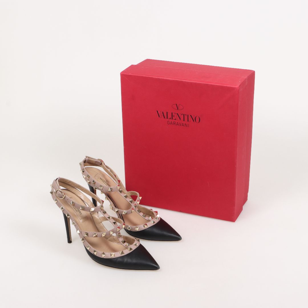 Valentino Rockstud Caged Heels Size 39