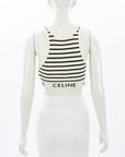 Celine Stripe Knit Sports Crop Size XL