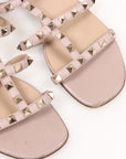 Valentino 'Rockstud' Flat Ankle Strap Sandals Size 37