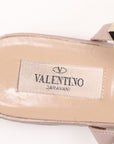 Valentino 'Rockstud' Flat Ankle Strap Sandals Size 37