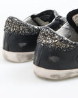 Golden Goose Leather and Glitter 'Superstar' Sneakers Size 37