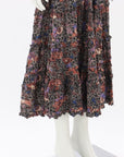 Ulla Johnson Floral Tiered Midi Dress Size US 10 | AU 14