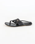 Gucci Leather Tassel Flat Sandals Size 37