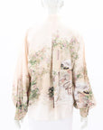 Zimmermann 'Lyrical' Neck Tie Blouse Size 0