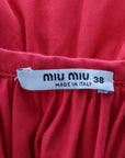 Miu Miu Cotton Mini Dress Size IT 38 | AU 6