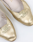 Chanel Vintage Leather Ballet Flats Size 36.5