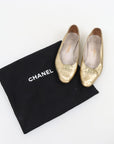 Chanel Vintage Leather Ballet Flats Size 36.5