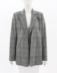 Proenza Schouler Oversized Wool Plaid Blazer Size US 6 | AU 10