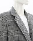 Proenza Schouler Oversized Wool Plaid Blazer Size US 6 | AU 10