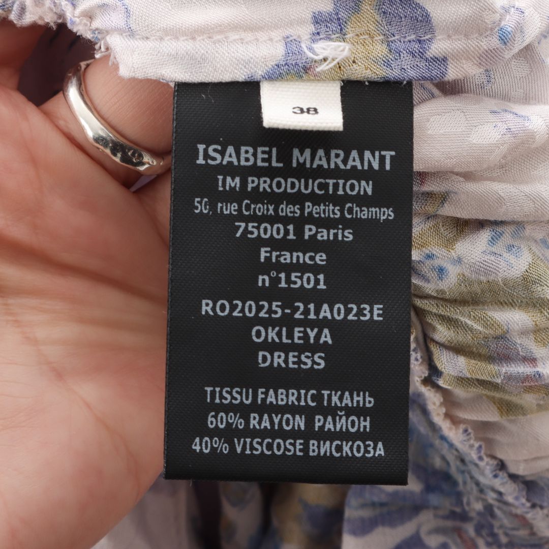 Isabel Marant &#39;Okleya&#39; Pleated Dress Size FR 38 | AU 10