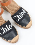 Chloe 'Woody' Espadrilles Size 38