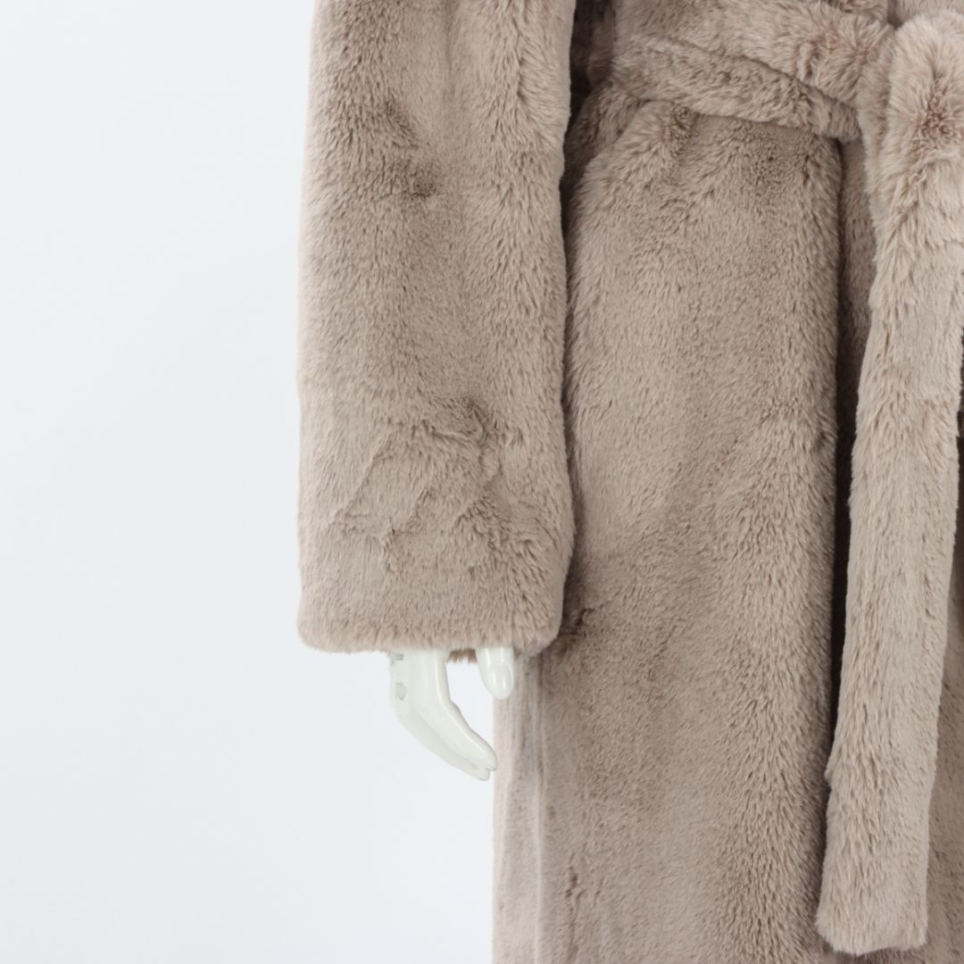 Ena Pelly &#39;Tahnee&#39; Longline Faux Fur Coat Size 12