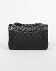 Chanel Caviar Leather Classic Double Flap Bag Size Jumbo