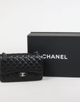 Chanel Caviar Leather Classic Double Flap Bag Size Jumbo