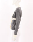 Claudie Pierlot Contrast Trim Wool Blend Cardigan Size 1