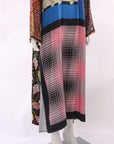 Bettina Bakdal Patchwork Scarf Dress Size Medium