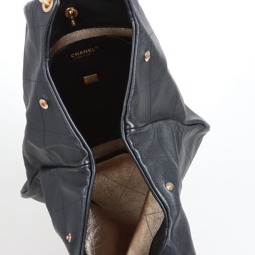 Chanel Quilted Maxi Hobo Bag