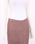 Zimmermann Rib Knit Pleated Skirt Size 3