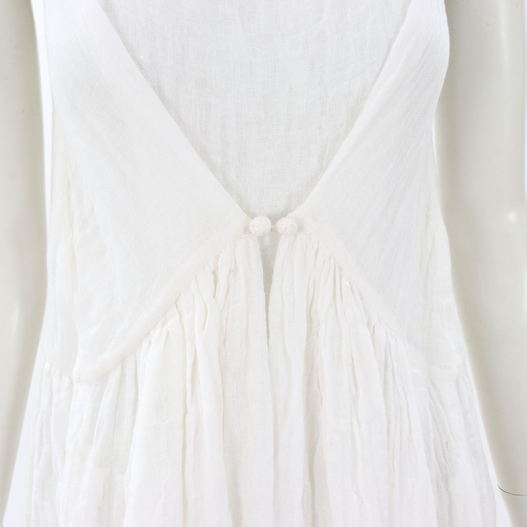 Daniela Gregis Linen Sleeveless Dress O/S