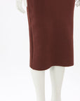 Scanlan Theodore Crepe Knit Midi Dress Size S