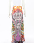 Camilla Silk Print Skirt Size Large