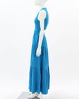 Me + Em Cheesecloth Shirred Maxi Dress Size AU 8