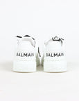 Balmain Leather B Court Lace Up Sneakers Size 38