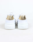 Balmain Leather B Court Sneakers with Gold Trim Size 38