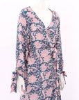 Hannah Artwear Silk Wrap Dress Size 3