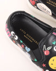 Anya Hindmarch Leather Slip On Sneakers 36
