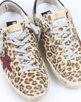 Golden Goose Leopard Superstar Sneakers Size 39