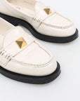 Valentino Roman Stud Leather Loafers Size 35