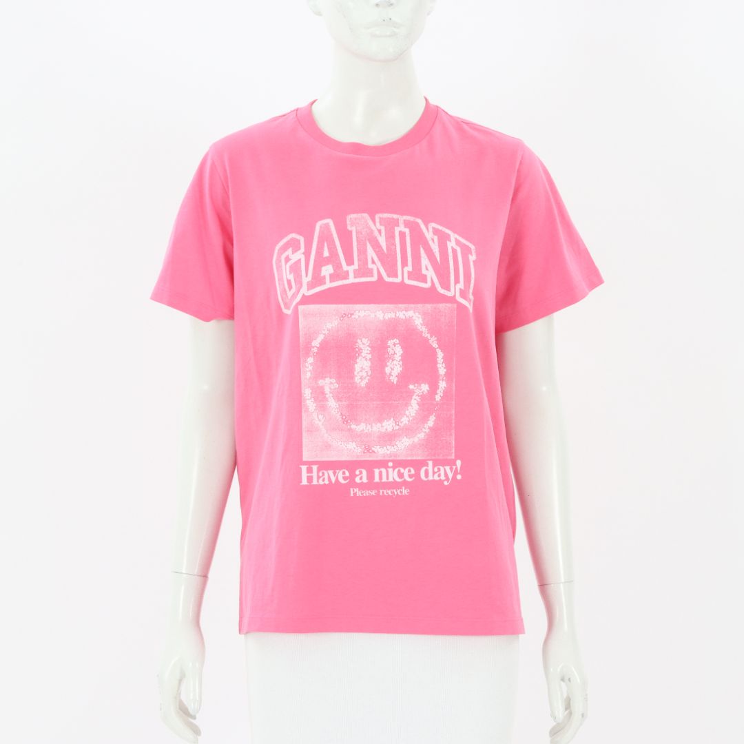 Ganni Have A Nice Day Tshirt Size Small