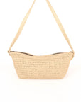 Saint Laurent Raffia Logo Crossbody