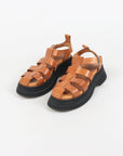 Ganni Leather Platform Sandals Size 41