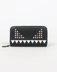 Fendi Monster Zip Around Wallet