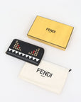 Fendi Monster Zip Around Wallet