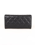 Chanel Caviar Leather Classic Flap Long Wallet