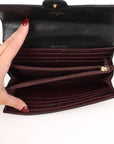 Chanel Caviar Leather Classic Flap Long Wallet
