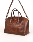 Givenchy Croc Embossed Antigona Bag Size M