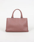 Bottega Veneta Leather Intrecciato Milano Tote Bag