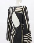 Sir The Label Linocut Open Back Maxi Dress 0