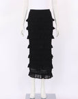 Zimmermann Frill Knit Midi Skirt Size 0