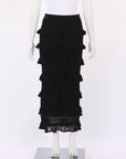 Zimmermann Frill Knit Midi Skirt Size 0