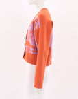 Hermes Cashmere Print Cardigan Size FR 38 | AU 10