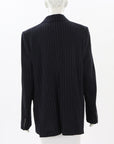 Max Mara Wool Blend Stripe Blazer Size AU 14-16
