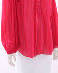 Isabel Marant Silk Blend Sheer Top Size FR 38 | AU 10