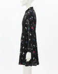 Maje 'Rilita' Tiered Floral-Print Dress Size 1