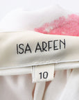 Isa Arfen Eye Makeup Print Midi Skirt Size 10