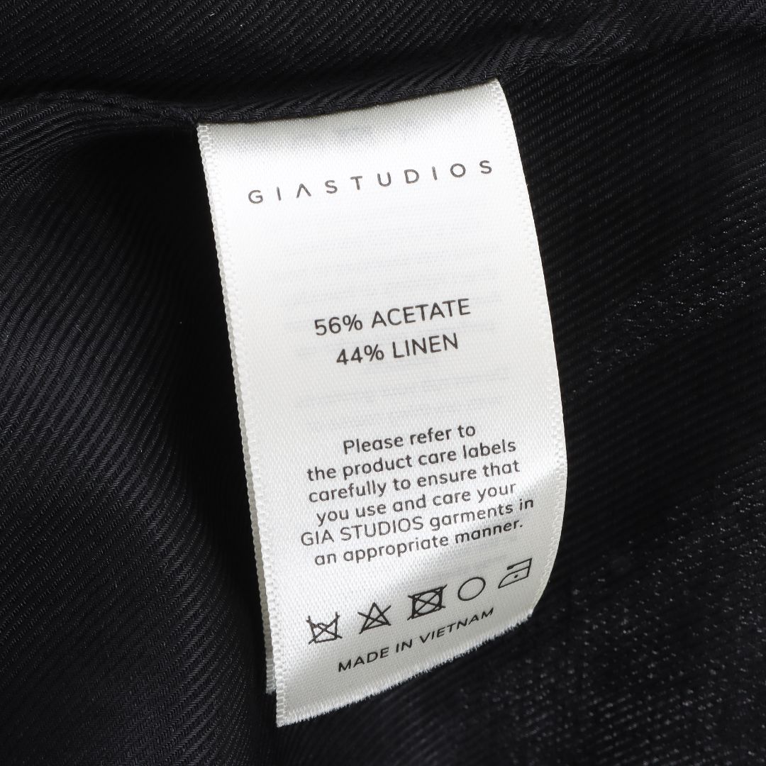 Gia Studios Linen Blend Twist Camisole Top Size 36 | AU 8